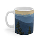 Acrylic German Shepherd - Mountain Overlook | Ceramic Mug 11oz