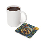 Yorkshire Terrier Post-Impressionist Oil Painting Coaster | Yorkie Gift for Dog Lovers