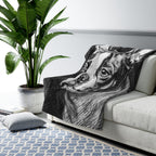Boston Terrier Cozy Set — 2-Piece Blanket + Mug Gift Set | Charcoal | Tritan