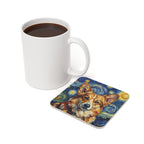 Corgi Post-Impressionist Oil Painting Coaster | Dog Lover Gift | Cute Pet Owner Decor | Corgi Art