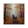 Acrylic Gallery Print Cane Corso - Autumn Woods | Kiss-Cut Stickers