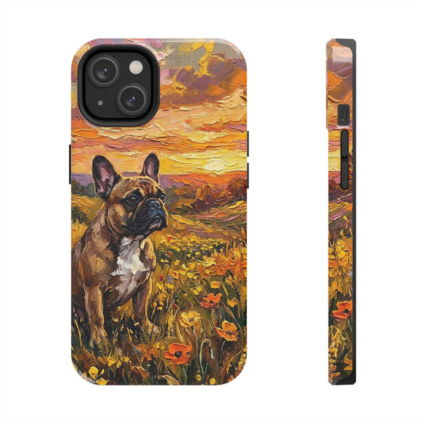 French Bulldog Acrylic Gallery Print Sunset Prairie Phone Case | Premium Dog Prints | Tritan — primary view
