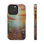 Acrylic Labrador Retriever - Autumn Woods | Tough Phone Case