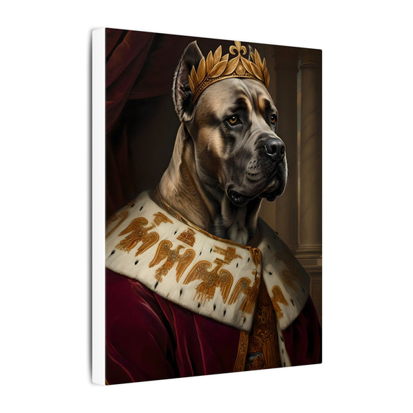 Cane Corso Renaissance Royal Portrait Canvas Wall Art, Regal Dog Painting, Cane Corso Lover Gift, Stretched Canvas