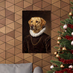 Labrador Retriever Renaissance Royal Portrait Matte Poster, Regal Dog Art Print, Labrador Retriever Lover Gift, Wall Art