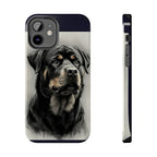 Charcoal Rottweiler Rottweiler Tough Phone Case - Rottweiler pride — gentle giants deserve great art — view 4 of 103