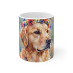 Golden Retriever Watercolor Ceramic Mug 11oz | Dog Lover Gift