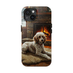 Acrylic Poodle - Winter Hearth | Tough Phone Case