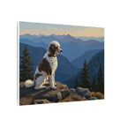 Poodle Acrylic Art Print Stretched Canvas Wall Art | Dog Lover Gift | Modern Pet Portrait Home Decor | Unique Dog Mom Gift