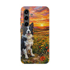 Border Collie Acrylic Gallery Print Sunset Prairie Tough Phone Case | Dog Lover Gift — view 8 of 24