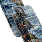 Rottweiler Acrylic Gallery Print Coastal Cliffside Phone Case | Premium Dog Prints | Tritan — view 20 of 28