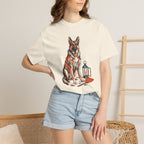 German Shepherd Halloween Shirt | Werewolf Dog Comfort Colors Tee