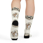 Havanese Socks | Fun All Over Print Dog Socks | Havanese Mom Gift | Cute Crew Socks for Dog Lovers | Stocking Stuffer