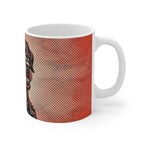 Rottweiler Comic Pop Art Ceramic Mug 11oz | Premium Dog Art | Tritan