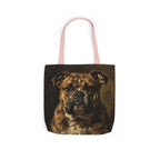 English Bulldog Tote Bag | Painterly Dog Art Canvas Tote | Bulldog Mom Gift | Dog Lover Market Bag | Pet Portrait Accessory