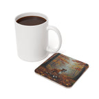 Acrylic Boxer - Autumn Woods | Cork Back Coaster