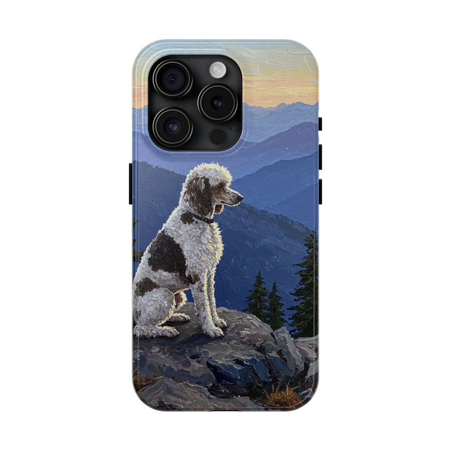 Acrylic Poodle - Mountain Overlook | Tough Phone Case