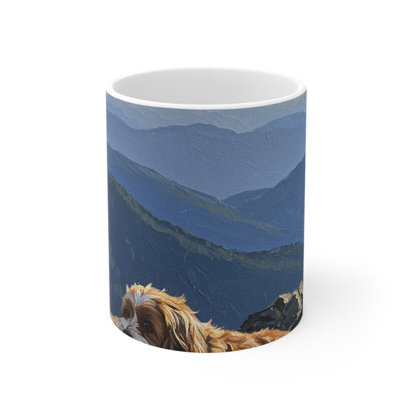 Acrylic Havanese - Mountain Overlook | Ceramic Mug 11oz