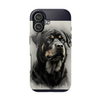 Charcoal Rottweiler Rottweiler Tough Phone Case - Rottweiler pride — gentle giants deserve great art — view 29 of 103