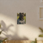 Cane Corso Oil Painting Soccer Portrait Canvas Wall Art | Dog Lover Gift | Athletic Pet Decor