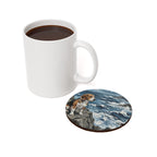 Acrylic Gallery Print Beagle - Coastal Cliffside | Cork Back Coaster — view 4 of 6