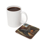 Acrylic Gallery Print Cane Corso - Winter Hearth | Cork Back Coaster