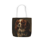 Cavalier King Charles Spaniel Tote Bag | Painterly Dog Art Canvas Tote | Cavalier Mom Gift | Dog Lover Market Bag | Pet Portrait Accessory