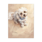 Maltese — Painted Portrait Canvas (Style A)