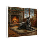 Cane Corso Acrylic Painting Canvas Wall Art | Dog Lover Gift | Stretched Canvas Print | Pet Portrait Decor
