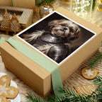 Shih Tzu Medieval Knight Portrait Sticker, Dog Portrait Vinyl Decal, Kiss-Cut Sticker, Shih Tzu Lover Gift