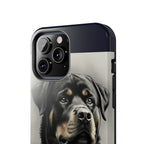 Charcoal Rottweiler Rottweiler Tough Phone Case - Rottweiler pride — gentle giants deserve great art — view 65 of 103