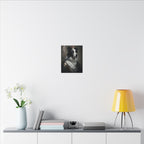 Border Collie Renaissance Royal Portrait Canvas Wall Art, Regal Dog Painting, Border Collie Lover Gift, Stretched Canvas
