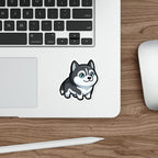 Chibi Siberian Husky Sticker | Tritan