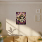 Shih Tzu Comic Book Canvas Art - Dynamic Pop Art Dog Print for Retro Wall Decor