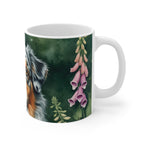 Australian Shepherd Watercolor Garden Peek Coffee Mug | Premium Dog Prints | Tritan — view 3 of 4