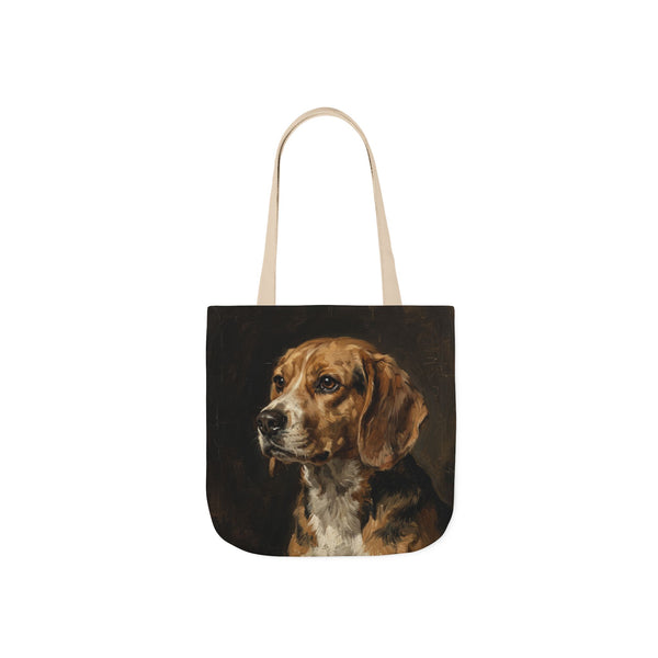 Beagle Tote Bag | Painterly Dog Art Canvas Tote | Beagle Mom Gift | Dog Lover Market Bag | Pet Portrait Accessory