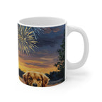 Independence Pups Golden Retriever Ceramic Mug | Tritan