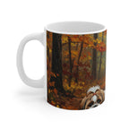 Acrylic Shih Tzu - Autumn Woods | Ceramic Mug 11oz