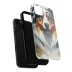 Australian Shepherd Watercolor Wildflower Field Phone Case | Premium Dog Prints | Tritan — view 22 of 28