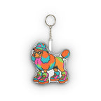 Y2K Poodle Plush Keychain | Tritan