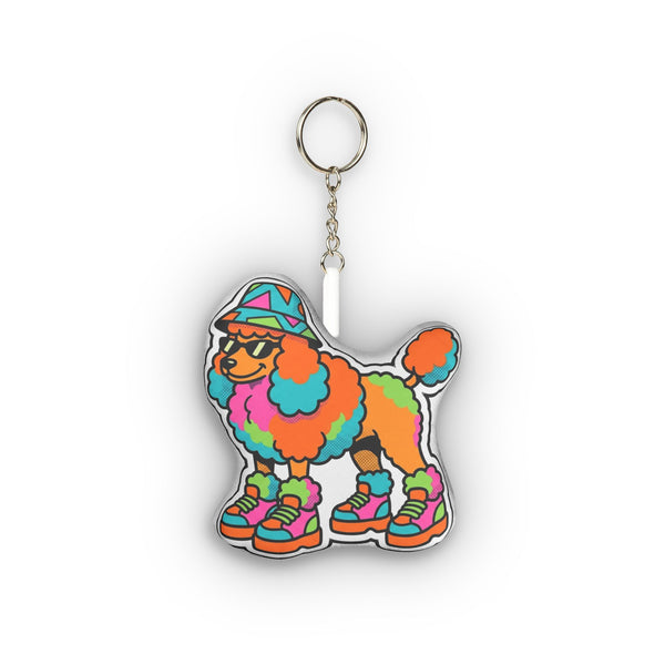 Y2K Poodle Plush Keychain | Tritan