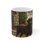 Acrylic Labrador Retriever - Winter Hearth | Ceramic Mug 11oz