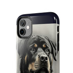 Charcoal Rottweiler Rottweiler Tough Phone Case - Rottweiler pride — gentle giants deserve great art — view 35 of 103