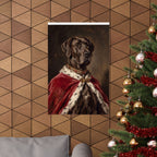 Great Dane Kings & Queens Royal Portrait Matte Poster, Regal Dog Art Print, Great Dane Lover Gift, Wall Art