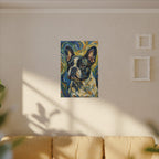 French Bulldog Post-Impressionist Oil Painting Canvas Wall Art Decor Gift for Dog Lovers
