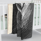 English Bulldog Charcoal Portrait Throw Blanket | Premium Dog Art | Tritan