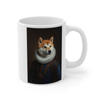 Shiba Inu Renaissance Portrait Mug, Dog Lover Gift, Pet Owner Decor, Regal Shiba Coffee Cup, Art Fan Present