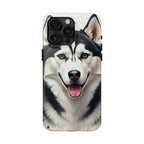 Siberian Husky Watercolor Wildflower Field Phone Case | Premium Dog Prints | Tritan — view 8 of 28