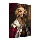 Golden Retriever Renaissance Royal Portrait Canvas Wall Art, Regal Dog Painting, Golden Retriever Lover Gift, Stretched Canvas