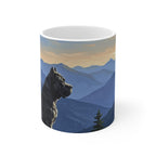 Acrylic Gallery Print Cane Corso - Mountain Overlook | Ceramic Mug 11oz
